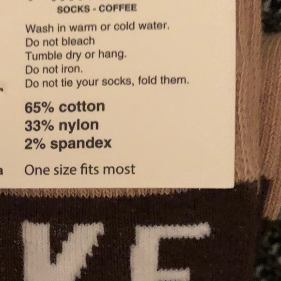 🆕 I Love Coffee Graphic Trouser Socks - Picture 4 of 4